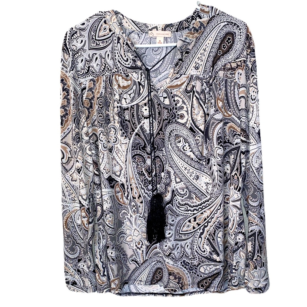 Dressbarn Boho Style Top XL